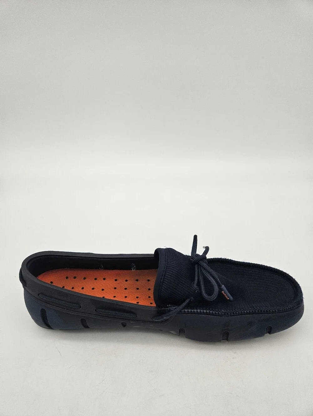 SWIMS Braided Lace Loafer Water Boat Shoes Mens 10 Navy Blue Preppy 21284-578